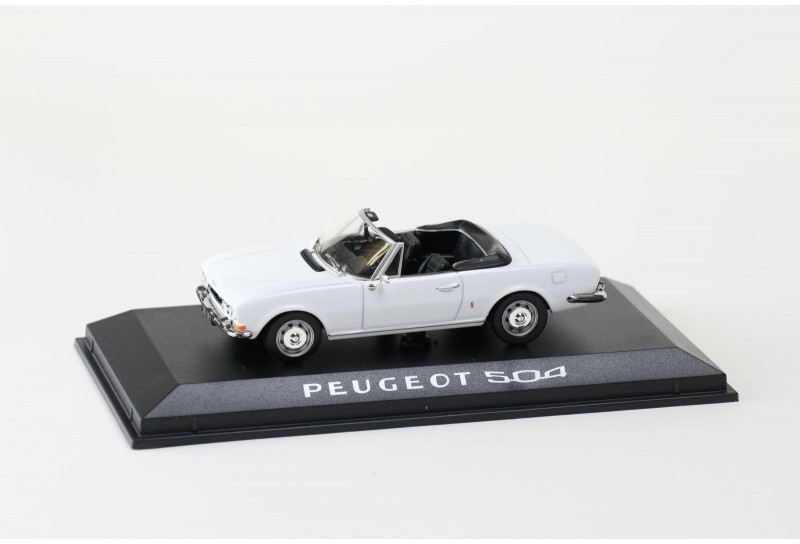 Peugeot 504 Convertible Blanche 1969